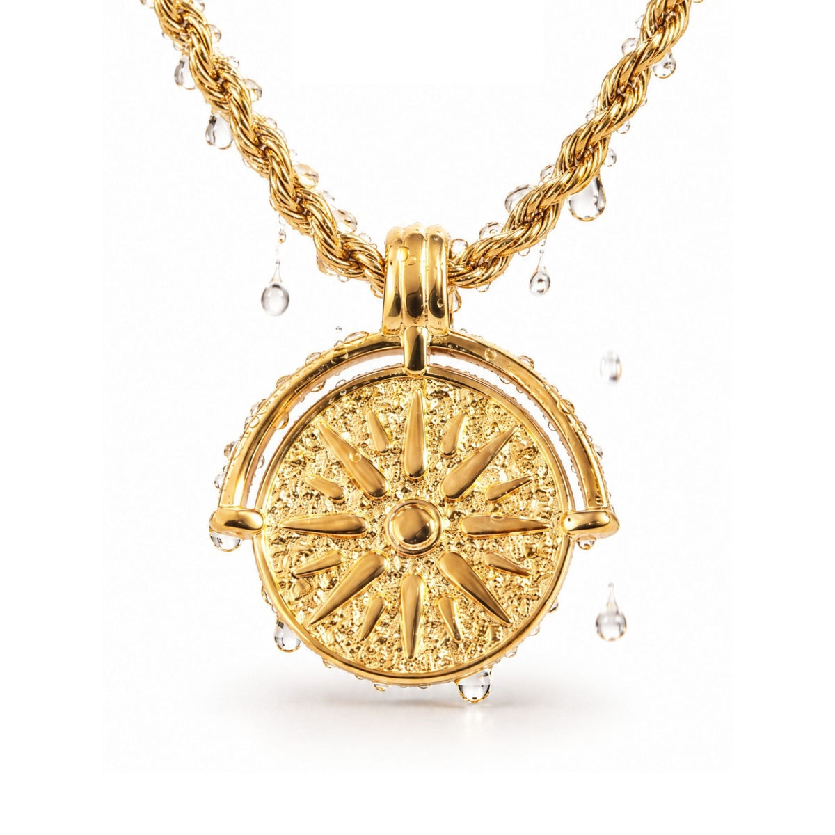 Golden Sun Necklace