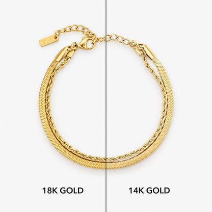 "Ios" Layered Bracelet