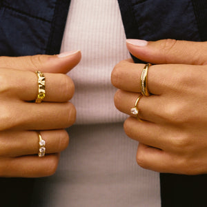 Petite Solitaire Ring