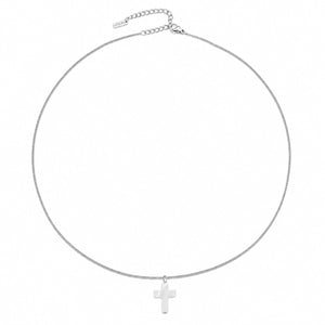 Mother of Pearl Cross Necklace