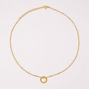 Engravable Ring Necklace