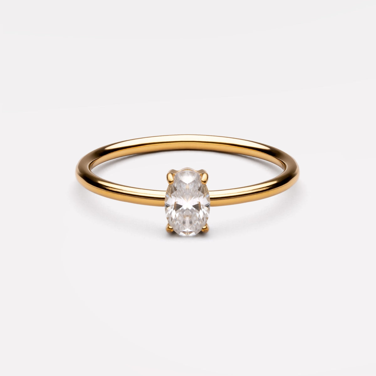 Petite Solitaire Ring
