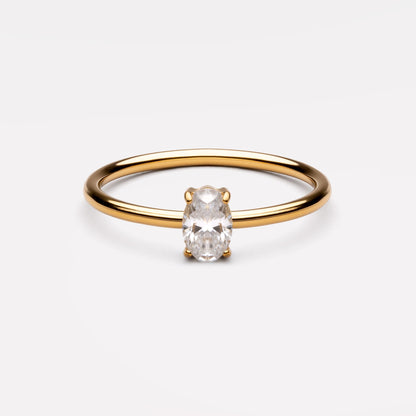 Petite Solitaire Ring