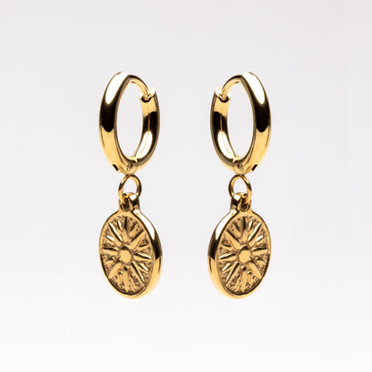 Golden Sun Earrings