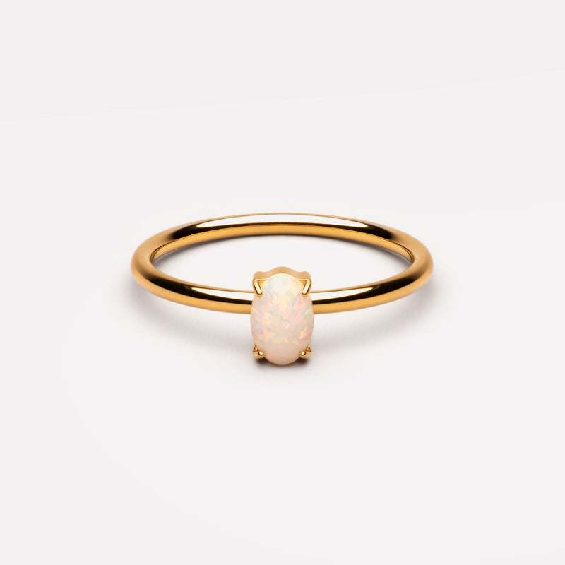 Oval Opal Ring