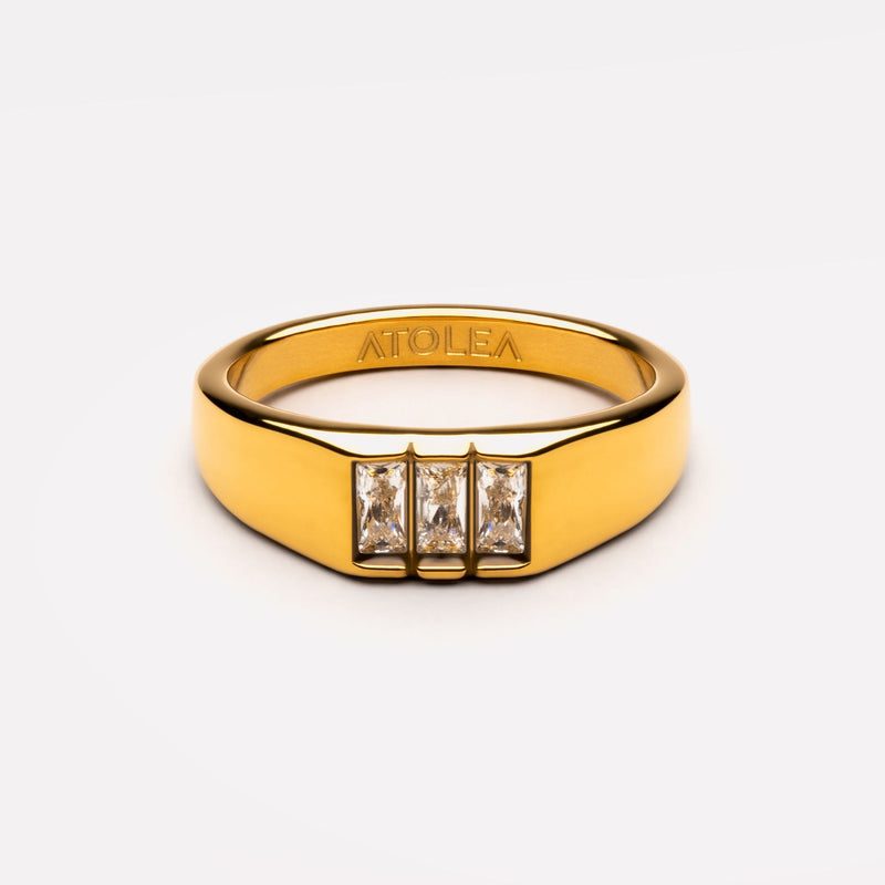 Baguette Signet Ring