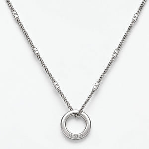 Engravable Ring Necklace
