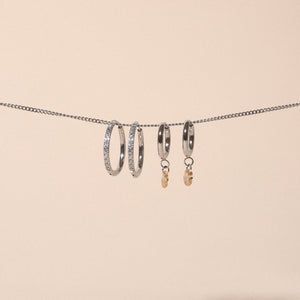 Rosé Drop Earrings
