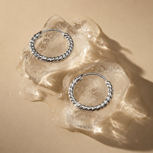 Twisted Hoops Earrings
