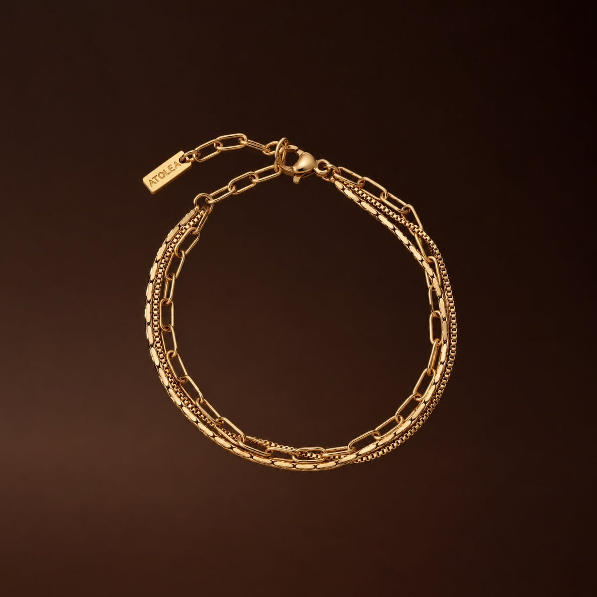 Golden Layered Bracelet