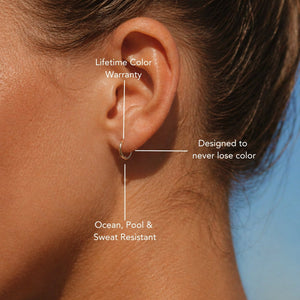 Tiny Huggie Hoops