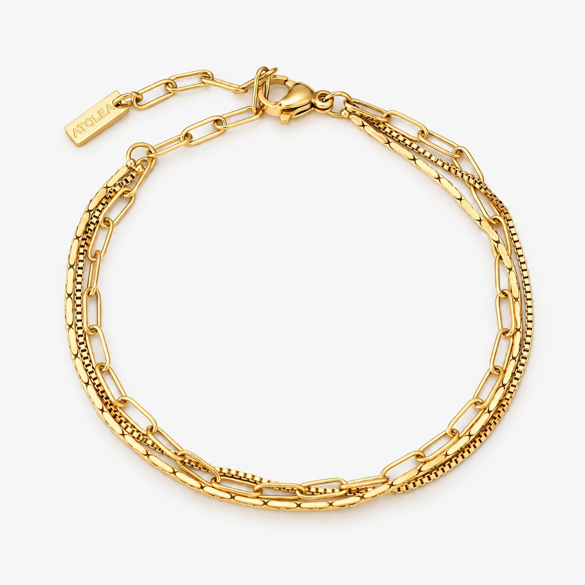 Golden Layered Bracelet