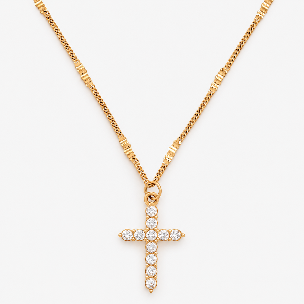 Sparkling Cross Necklace