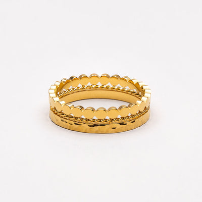 Gold Rings Set